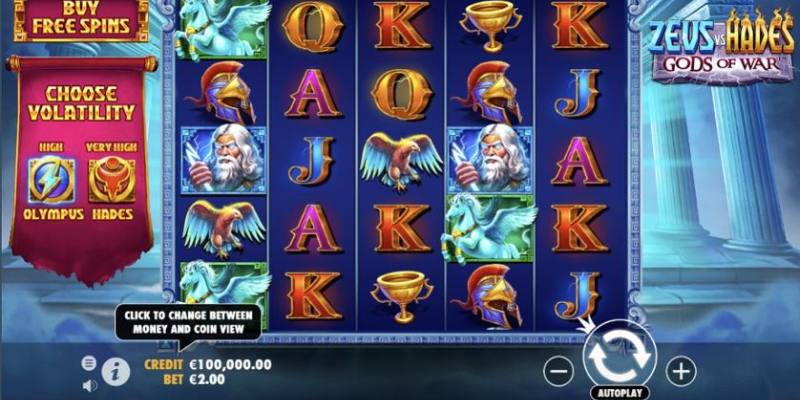 Chi tiết về giao diện và đồ họa bắt mắt trong Zeus VS Hades 