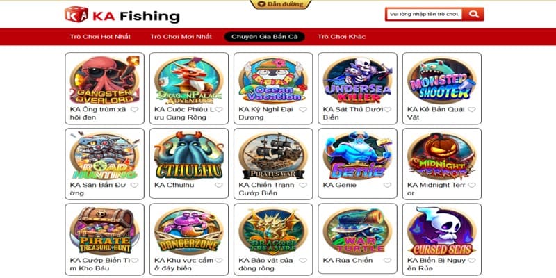 KA đơn vị phát hành game bắn cá nổi tiếng